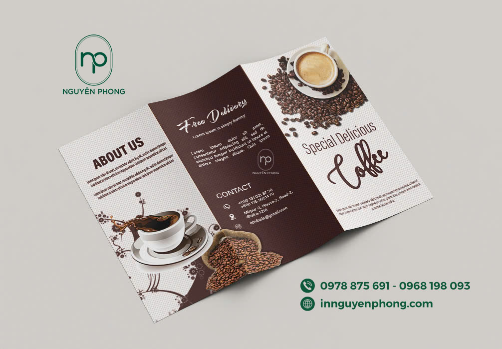 Menu dạng cuốn (booklet menu)